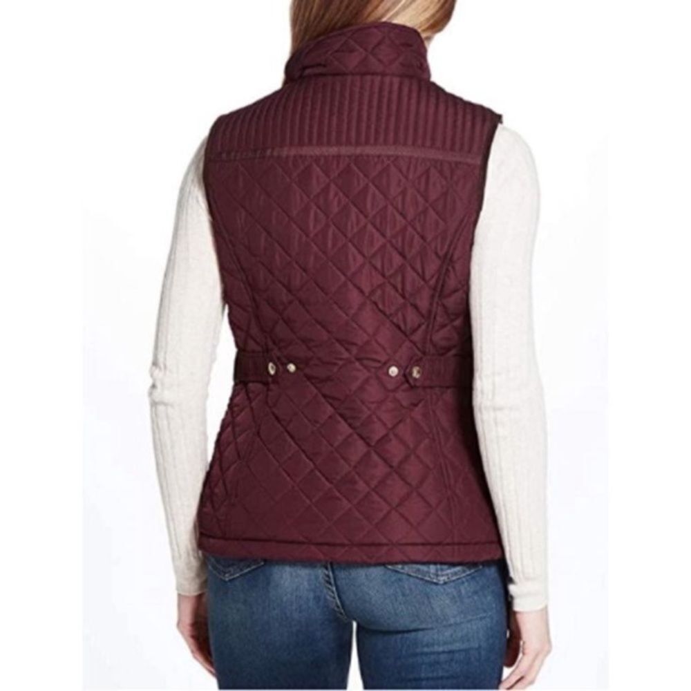 Weatherproof Plush Dark Brown  Burgundy Jacket Size S